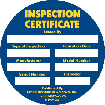 Inspection Decals - Individual (READ DESCRIPTION)