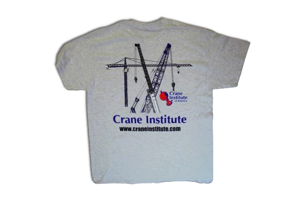CIA Shirt with Crane Design on Back